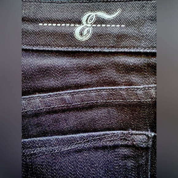 NWOT EARNEST SEWN Cigarette Leg HARLAN.93B Women’s Dark Blue Wash Jeans Size 28 - Picture 6 of 8